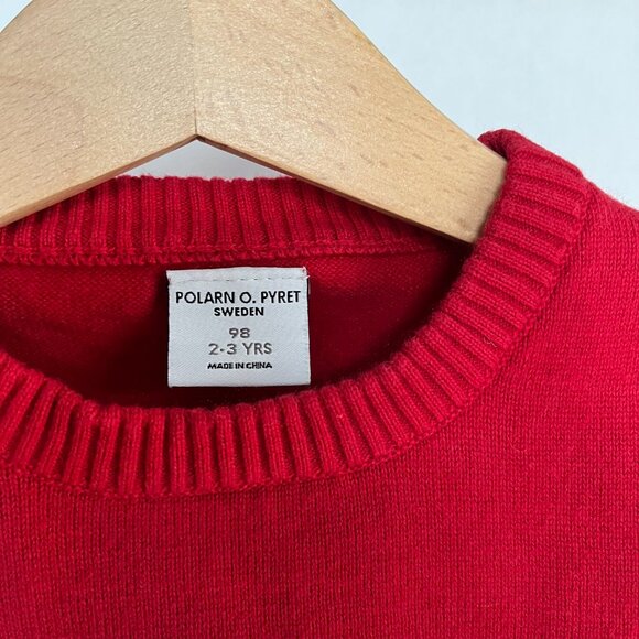 Polarn O. Pyret Snowman Sweater: Size 2-3Yrs (98 cm) - Picture 3 of 5